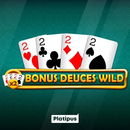 Bonus Deuces Wild by Platipus, showcased at circuscasino-be.com – game logo