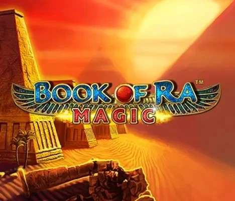 Book of Ra Magic online game logo by Greentube on circuscasino-be.com