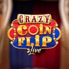 Crazy Coin Flip logo by Evolution Circus Casino