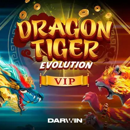 Dragon Tiger Evolution VIP logo – Table Games by Darwin Gaming at Circus Casino