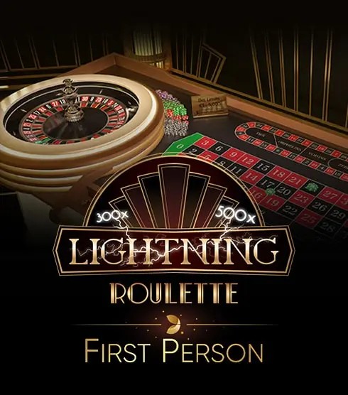 First Person Lightning Roulette slot icon by Evolution, available at Circus Casino