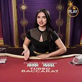 Official Live Dealer logo: Turbo Baccarat by Pragmatic Play at Circus Casino
