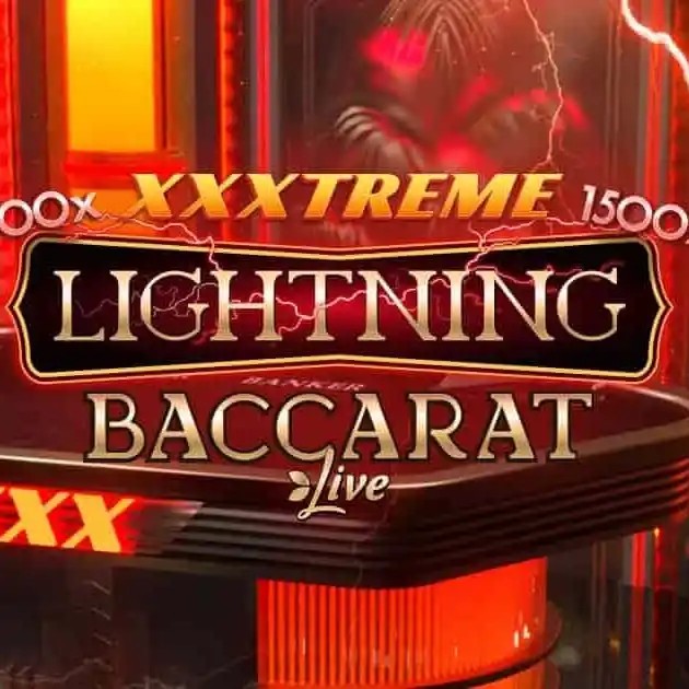 Official Live Dealer logo: XXXtreme Lightning Baccarat by Evolution at Circus Casino